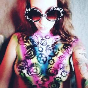 Neon Body Paint Designs