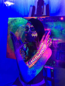 Black Light Painting